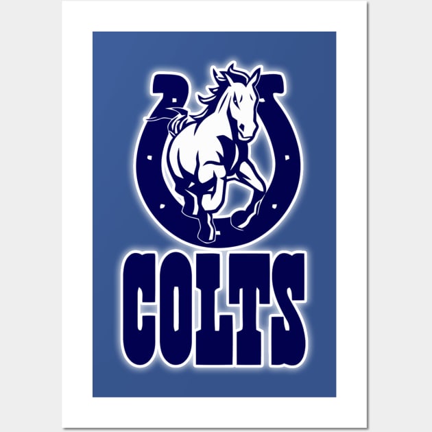 indianapolis colts Wall Art by kolumenana